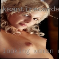 Looking woman contact