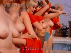 Nude italian college great women in Yarmouth UK.